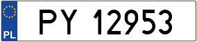 Truck License Plate